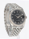 40900: Rolex Datejust 36, Ref. 116234, Black Roman Dial