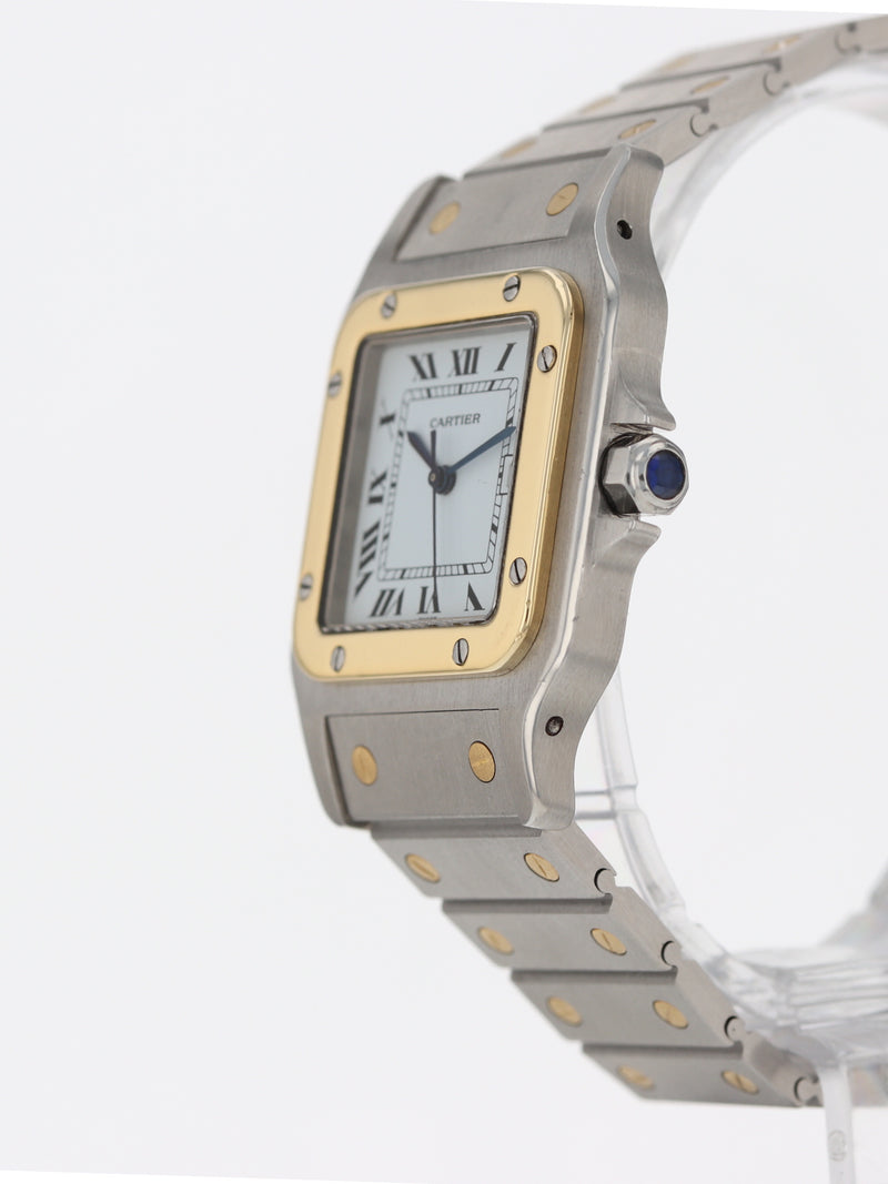 40906: Cartier Ladies Small Santos Carrée, Box and Card 1984