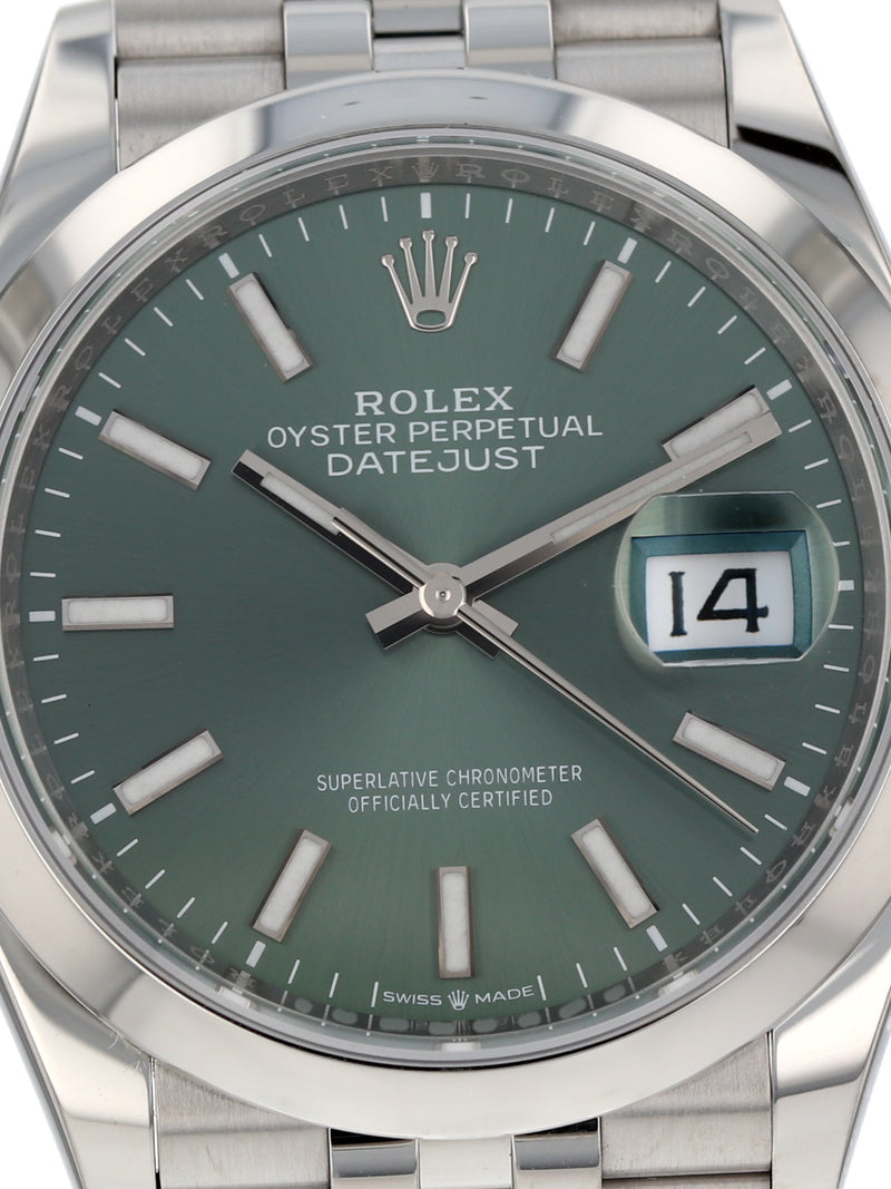 (T) 40917: Rolex Datejust 36, Ref. 126200, 2025 Full Set