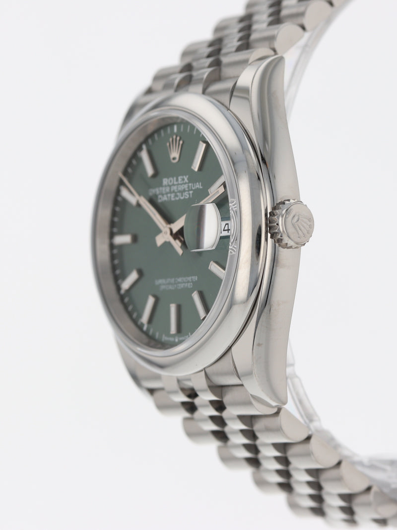 (T) 40917: Rolex Datejust 36, Ref. 126200, 2025 Full Set