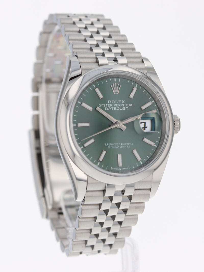 (T) 40917: Rolex Datejust 36, Ref. 126200, 2025 Full Set