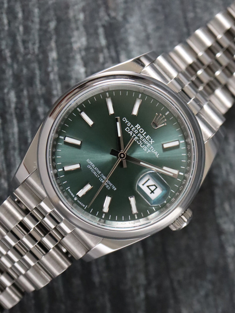 (T) 40917: Rolex Datejust 36, Ref. 126200, 2025 Full Set