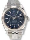 40923: Rolex Sky-Dweller, Ref, 336934, Blue Dial, 2024 Full Set UNWORN