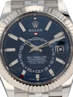 40923: Rolex Sky-Dweller, Ref, 336934, Blue Dial, 2024 Full Set UNWORN