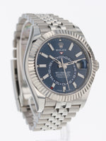 40923: Rolex Sky-Dweller, Ref, 336934, Blue Dial, 2024 Full Set UNWORN
