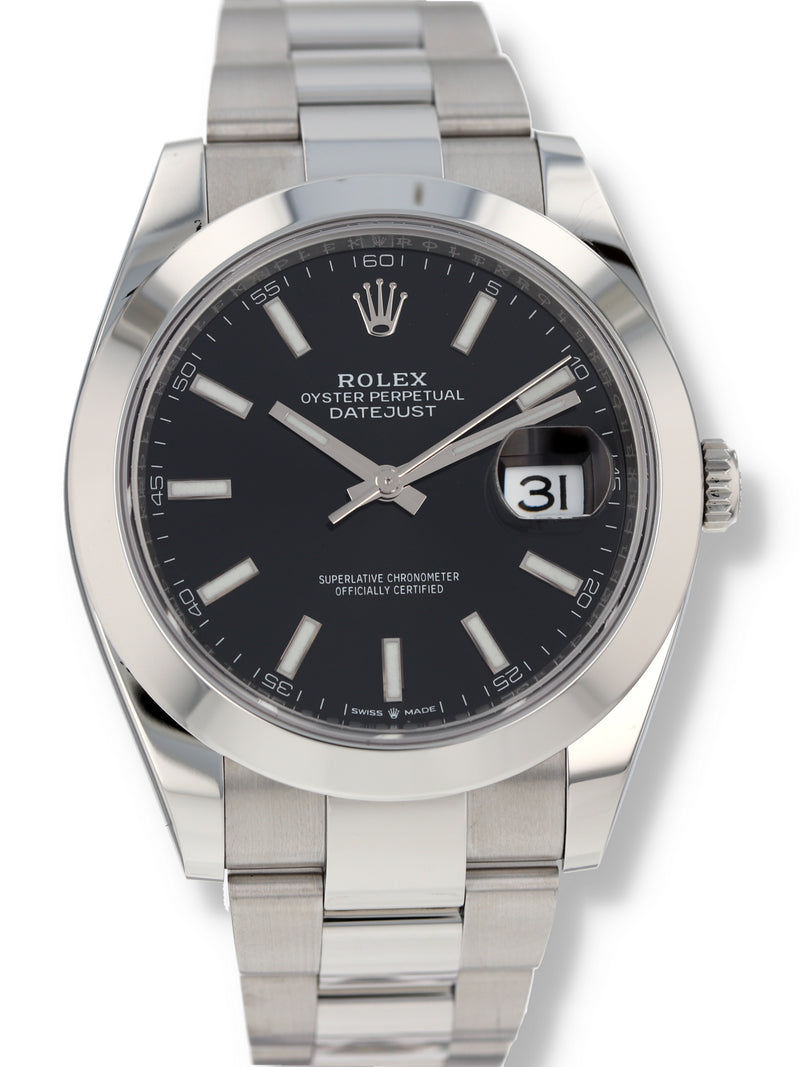 40931: Rolex Datejust 41, Ref. 126300, Full Set 2024