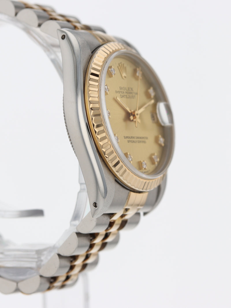 40938: Rolex Mid-Size Datejust 31, Ref. 68273, Circa 1991