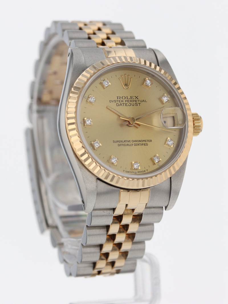 40938: Rolex Mid-Size Datejust 31, Ref. 68273, Circa 1991