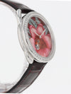 40939: Hermes 18k White Gold Arceau, Ref. AR6.A93b, Limited Edition Pink Baobab Cat