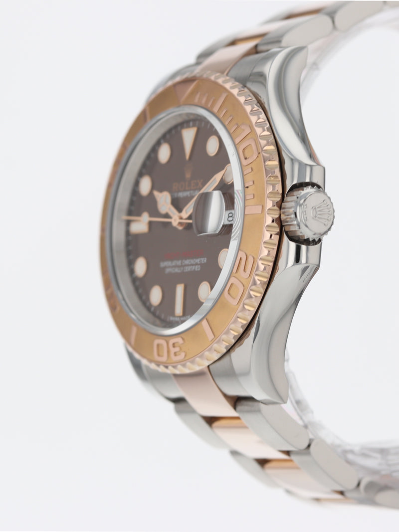 40948: Rolex Stainless Steel and Everose Gold Yacht-Master 40, Ref. 116621, Chocolate Dial