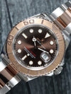 40948: Rolex Stainless Steel and Everose Gold Yacht-Master 40, Ref. 116621, Chocolate Dial