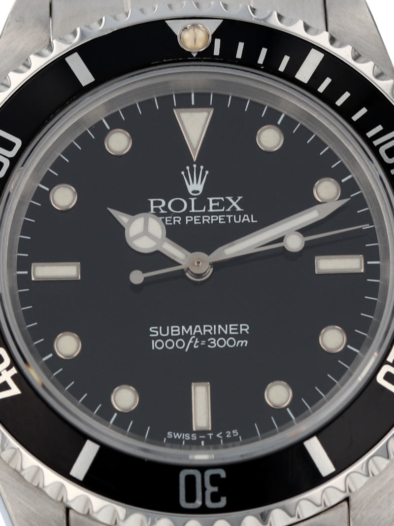 40954: Rolex Submariner "No Date", Ref. 14060, Circa 1996