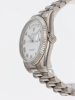 40956: Rolex 18k White Gold President, Ref. 118239, Circa 2003