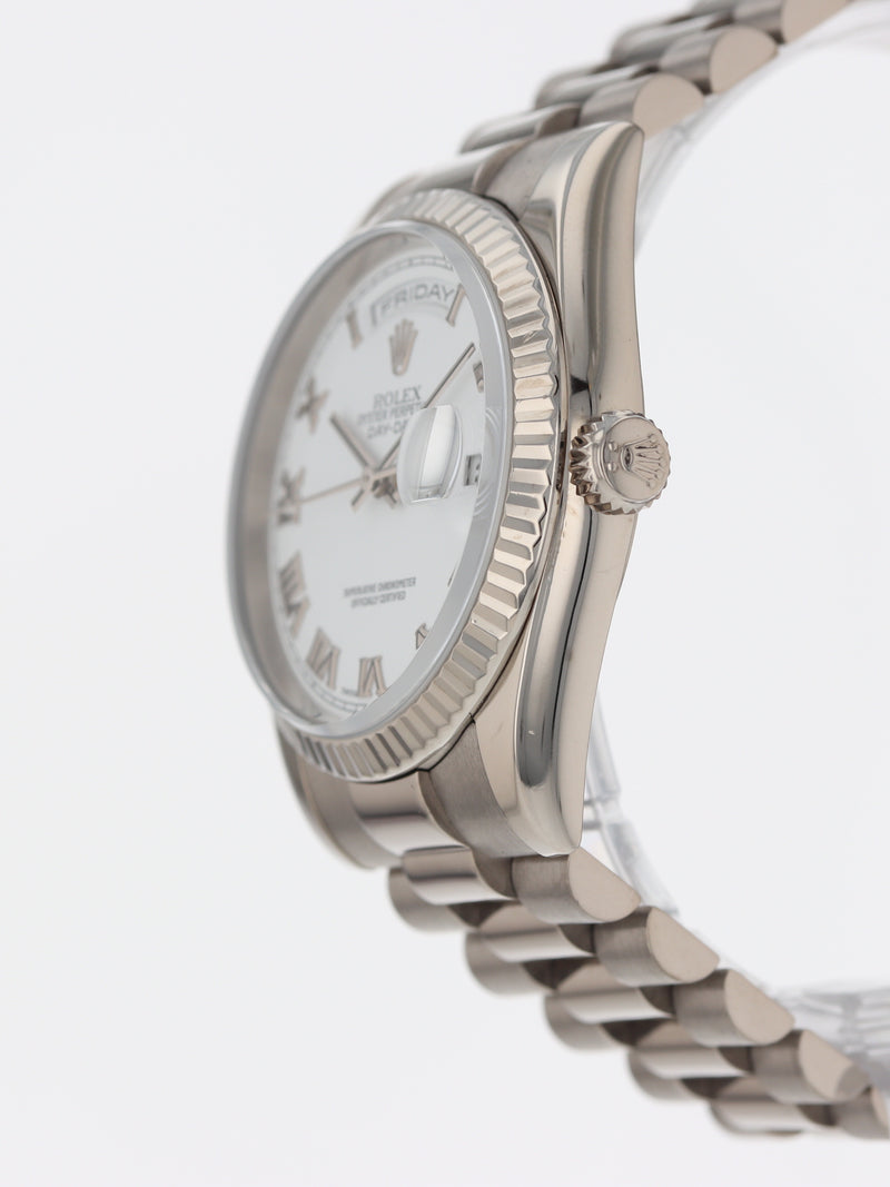 40956: Rolex 18k White Gold President, Ref. 118239, Circa 2003