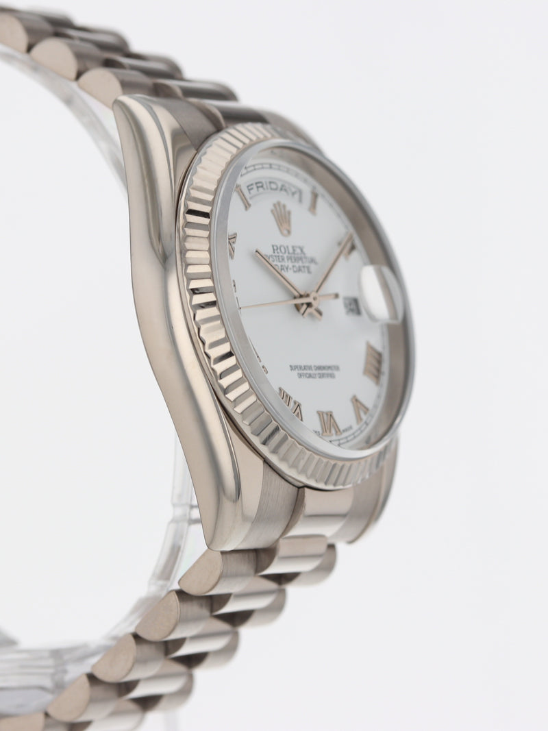 40956: Rolex 18k White Gold President, Ref. 118239, Circa 2003