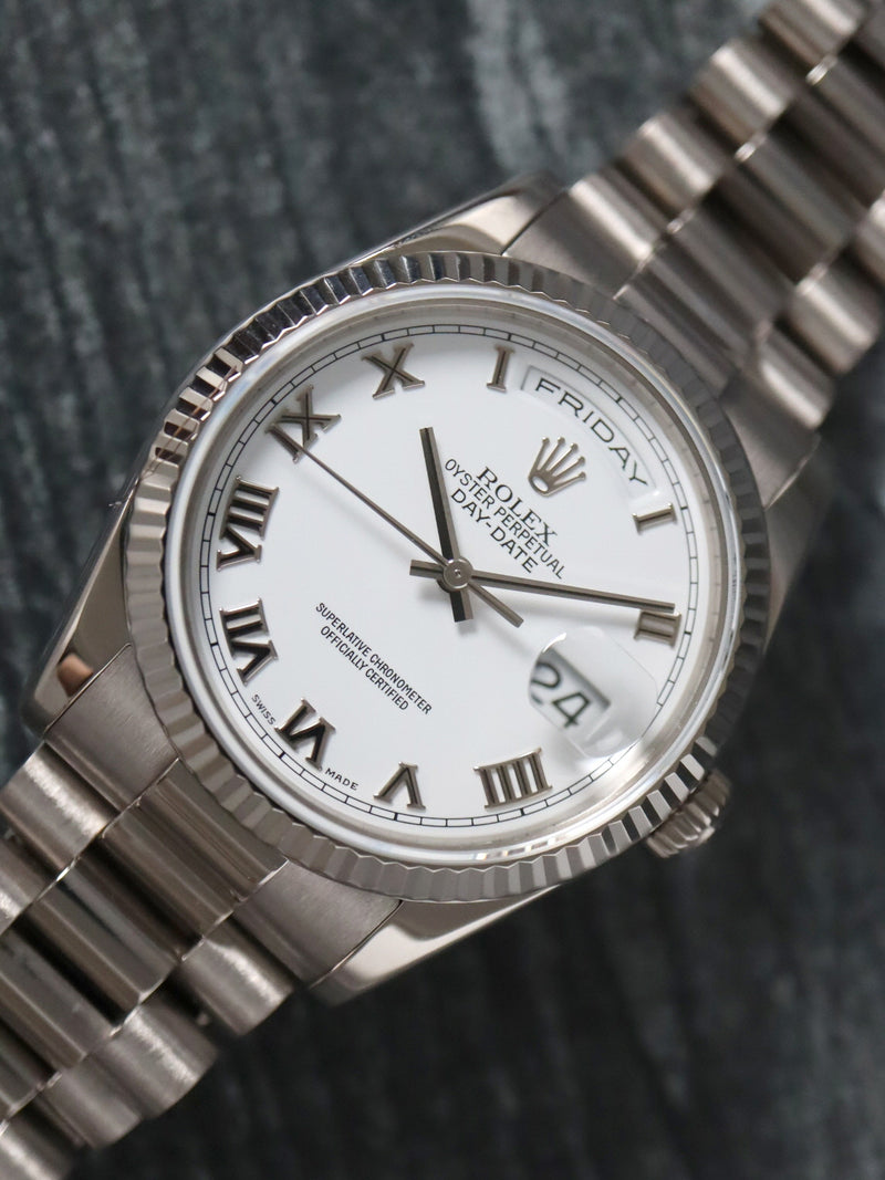 40956: Rolex 18k White Gold President, Ref. 118239, Circa 2003