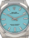 40960: Rolex Ladies Oyster Perpetual 31, Ref. 277200, Turquoise Dial, Box and 2025 Card UNWORN