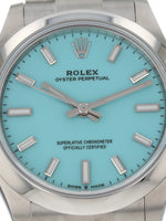 40960: Rolex Ladies Oyster Perpetual 31, Ref. 277200, Turquoise Dial, Box and 2025 Card UNWORN