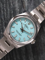 40960: Rolex Ladies Oyster Perpetual 31, Ref. 277200, Turquoise Dial, Box and 2025 Card UNWORN