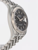 40962: Rolx Datejust 36, Ref. 116234, Full Set + Rolex Warranty Card