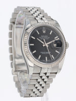 40962: Rolx Datejust 36, Ref. 116234, Full Set + Rolex Warranty Card