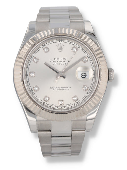 40963: Rolex Datejust II, Ref. 116334, Full Set 2016