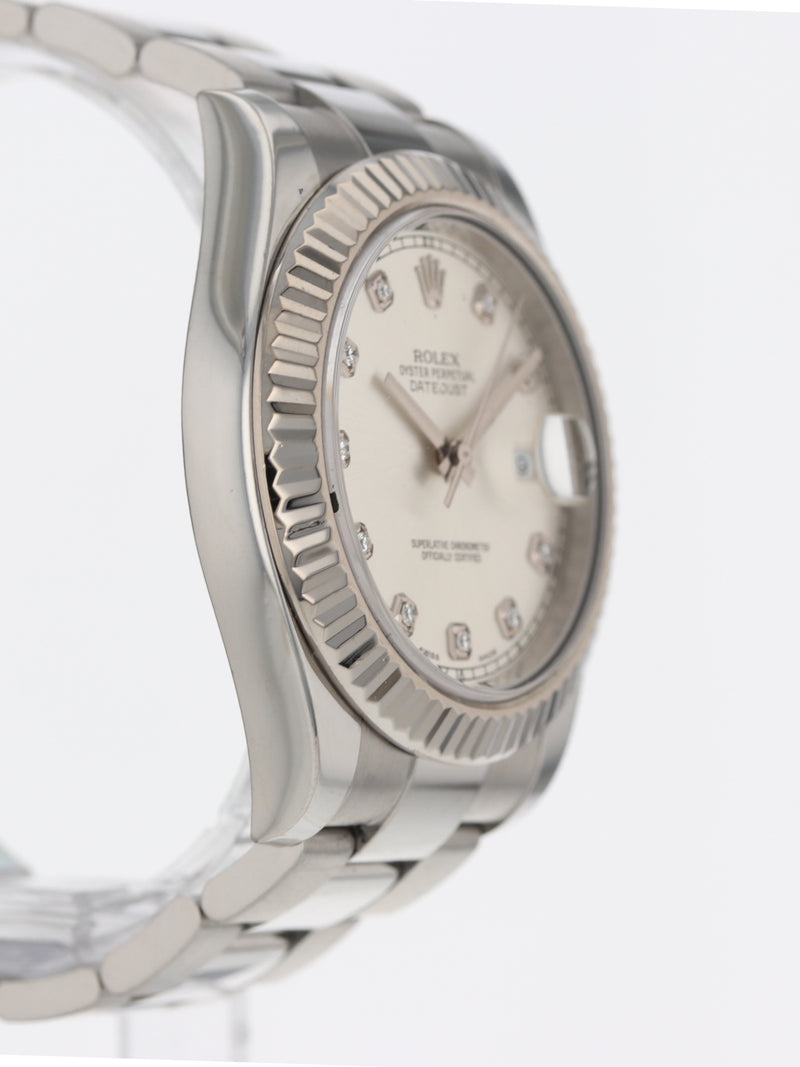 40963: Rolex Datejust II, Ref. 116334, Full Set 2016