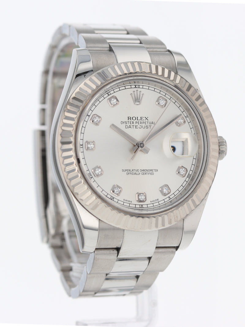 40963: Rolex Datejust II, Ref. 116334, Full Set 2016