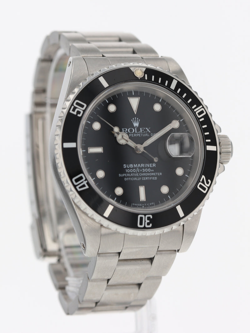 40968: Rolex Submariner 40, Ref. 16610, Circa 1989