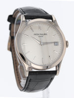 40969: Patek Philippe 18k White Gold Calatrava, Ref. 5296G-010, Box and Papers 2016