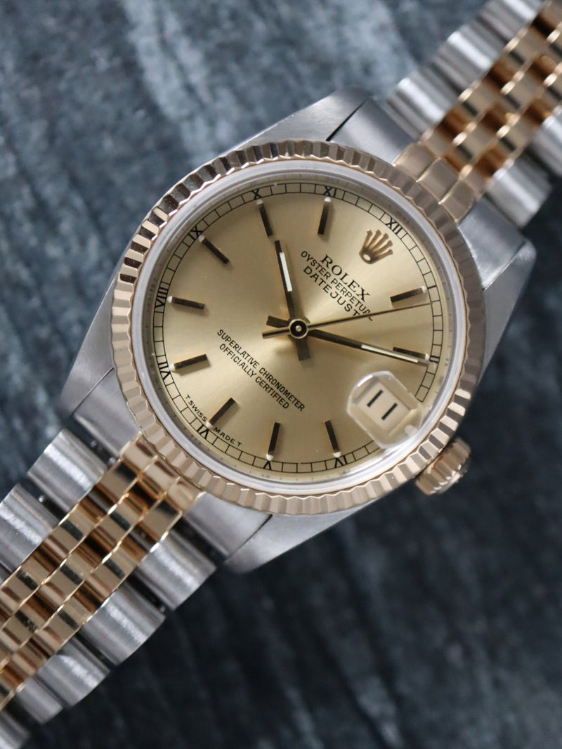 40973: Rolex Mid-Size Datejust 31, Ref. 68273, Circa 1989, Rolex Service Card 2015