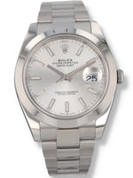 40977: Rolex Datejust 41, Ref. 126300, Box and Card 2025 LIKE NEW