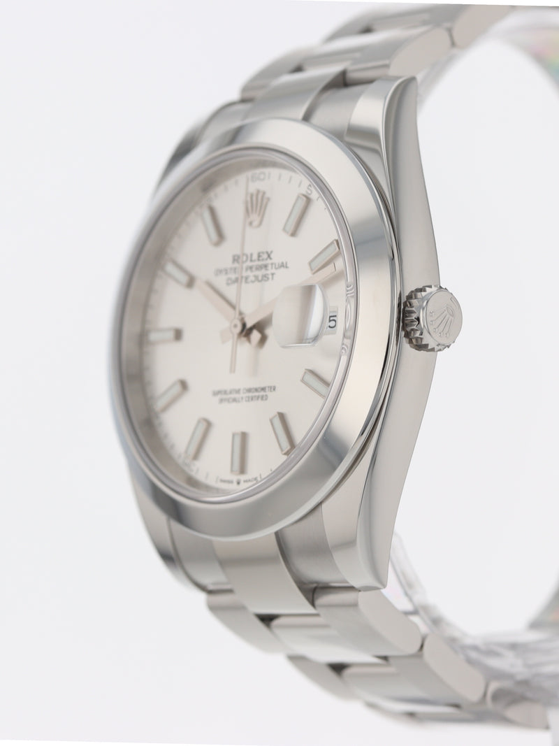 40977: Rolex Datejust 41, Ref. 126300, Box and Card 2025 LIKE NEW