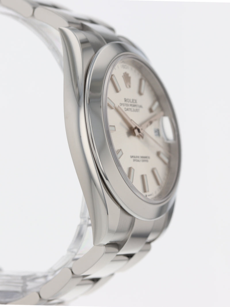 40977: Rolex Datejust 41, Ref. 126300, Box and Card 2025 LIKE NEW