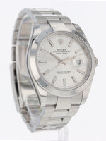 40977: Rolex Datejust 41, Ref. 126300, Box and Card 2025 LIKE NEW