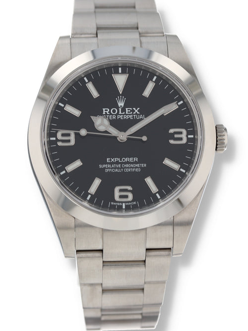 40979: Rolex Explorer 39, Ref. 214270, Mark II Dial, Box and 2020 Card