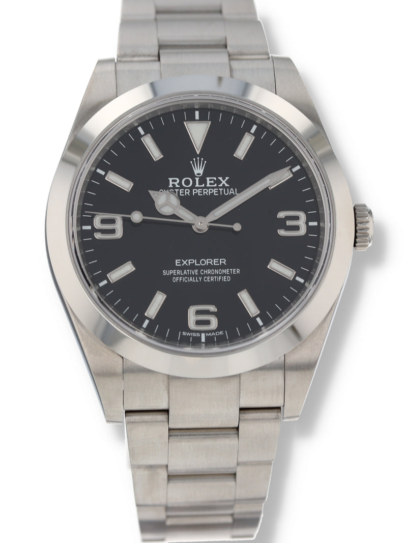 40979: Rolex Explorer 39, Ref. 214270, Mark II Dial, Box and 2020 Card