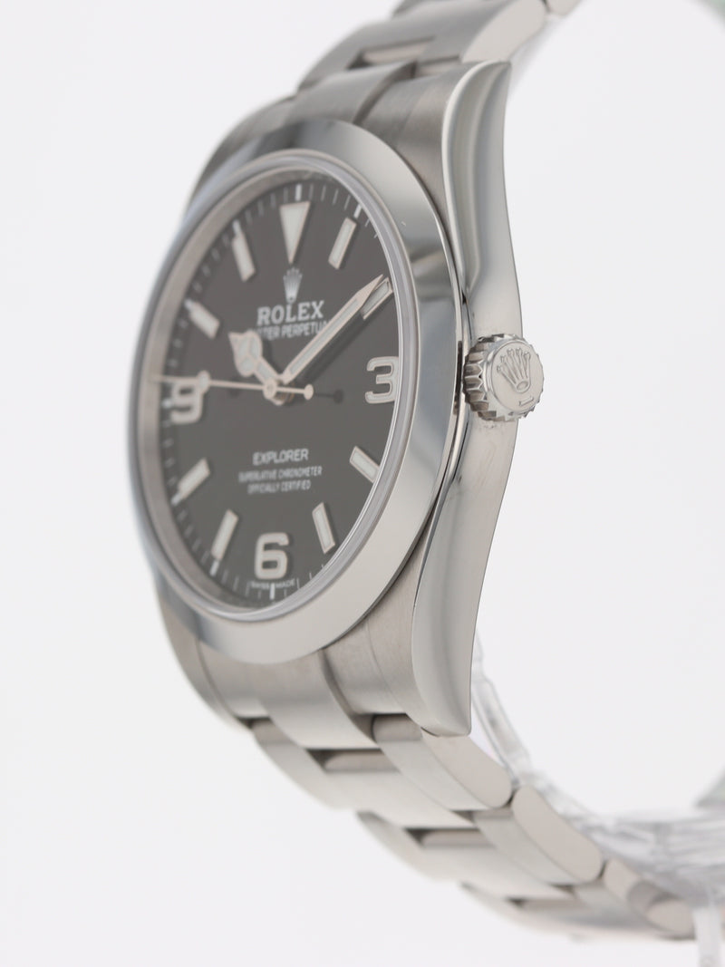 40979: Rolex Explorer 39, Ref. 214270, Mark II Dial, Box and 2020 Card