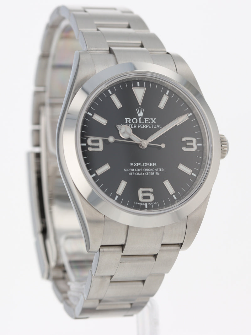 40979: Rolex Explorer 39, Ref. 214270, Mark II Dial, Box and 2020 Card
