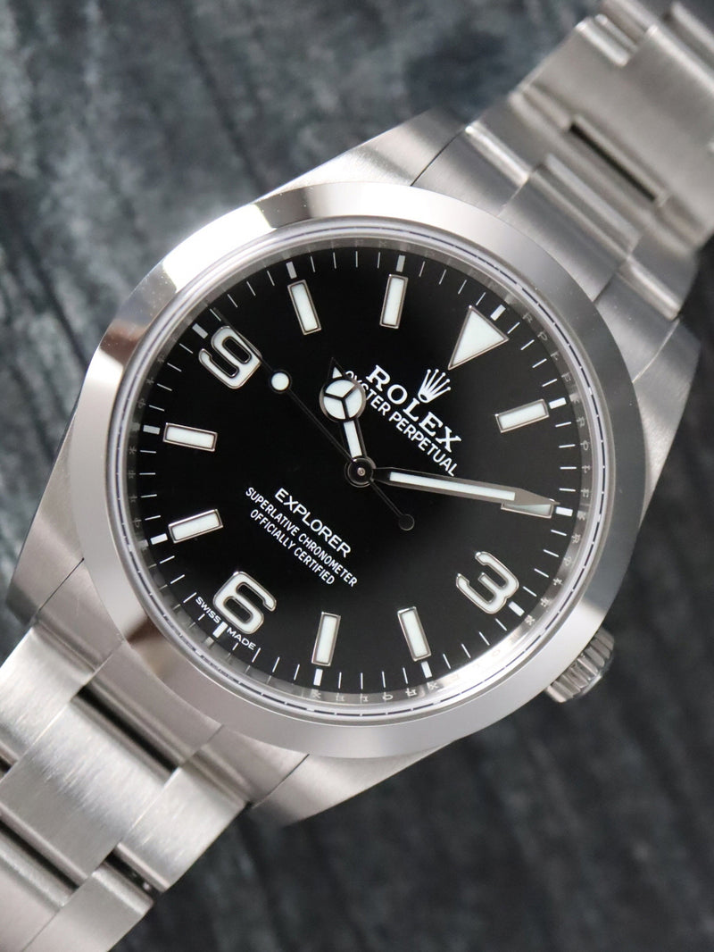 40979: Rolex Explorer 39, Ref. 214270, Mark II Dial, Box and 2020 Card
