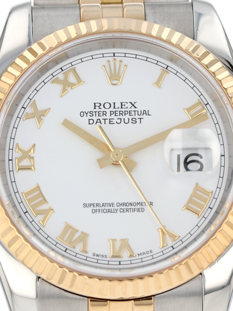 40980: Rolex Datejust 36, Ref. 116233, Box and Papers 2005