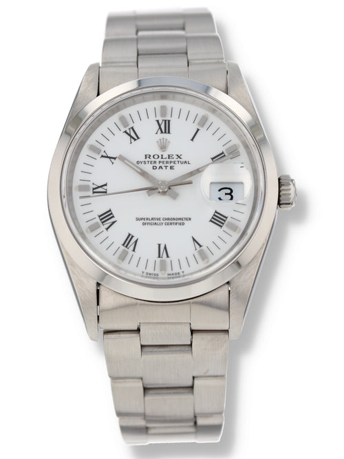 40985: Rolex Date, Ref. 15200, Circa 1990. Rolex CPO Card 2025