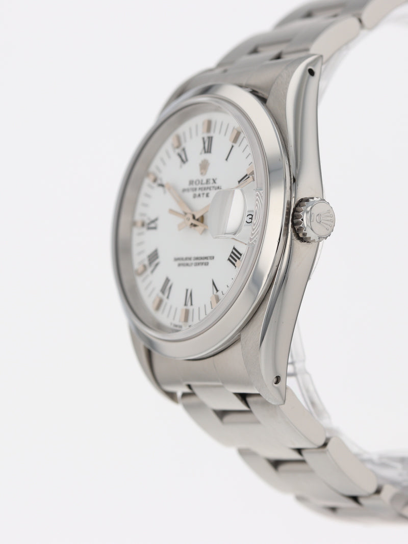 40985: Rolex Date, Ref. 15200, Circa 1990. Rolex CPO Card 2025