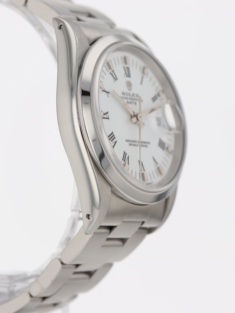 40985: Rolex Date, Ref. 15200, Circa 1990. Rolex CPO Card 2025