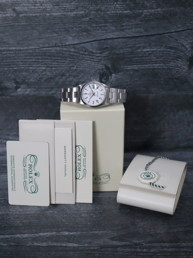 40985: Rolex Date, Ref. 15200, Circa 1990. Rolex CPO Card 2025