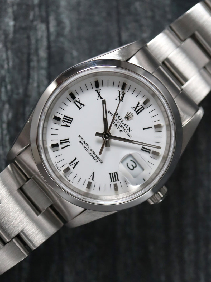 40985: Rolex Date, Ref. 15200, Circa 1990. Rolex CPO Card 2025