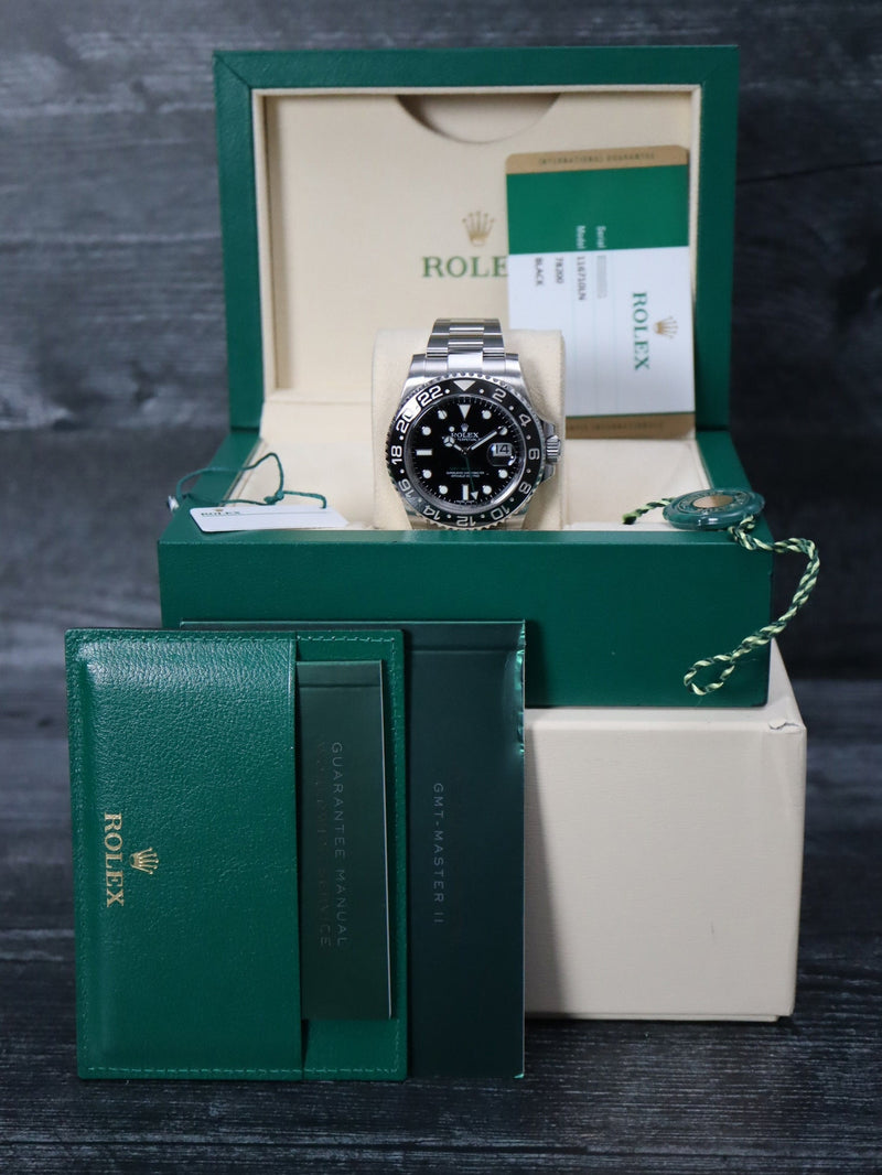 40991: Rolex GMT-Master II, Ref. 116710LN, Full Set 2017
