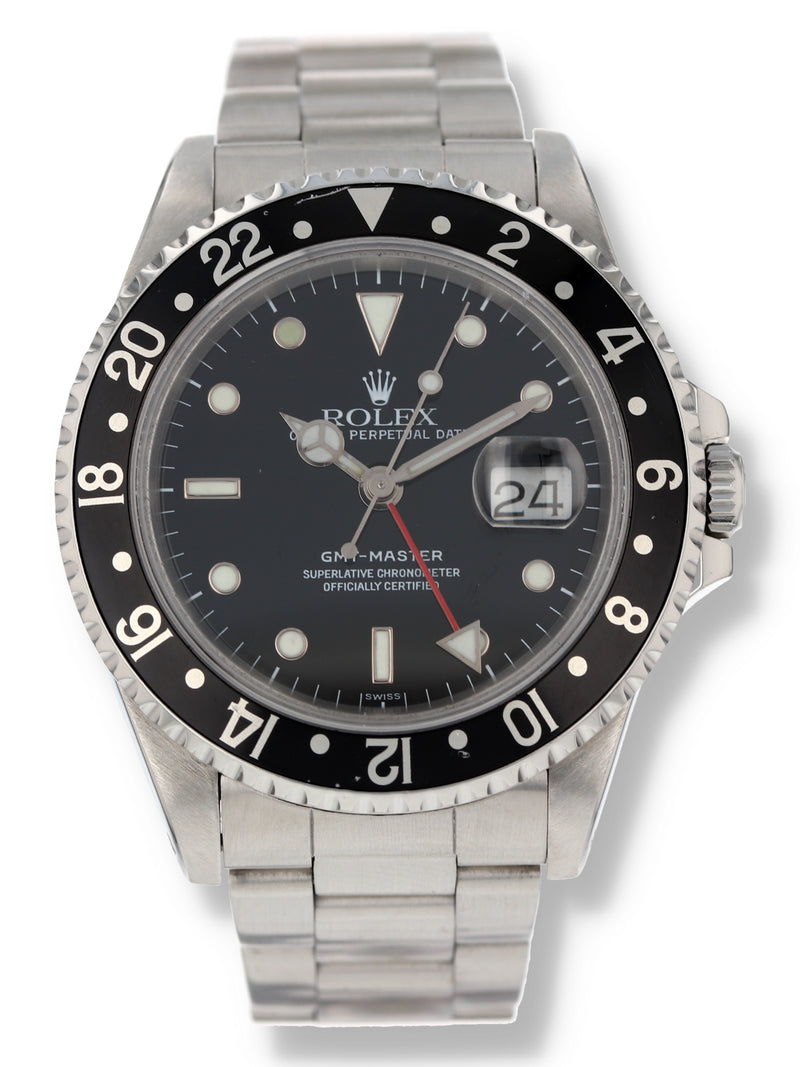 41004: Rolex GMT-Master, Ref. 16700, Box and Papers Circa 1991