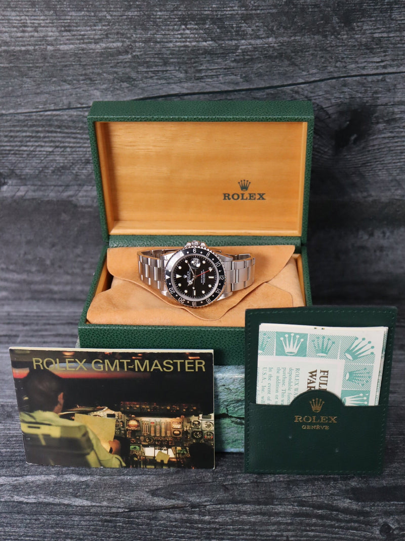 41004: Rolex GMT-Master, Ref. 16700, Box and Papers Circa 1991