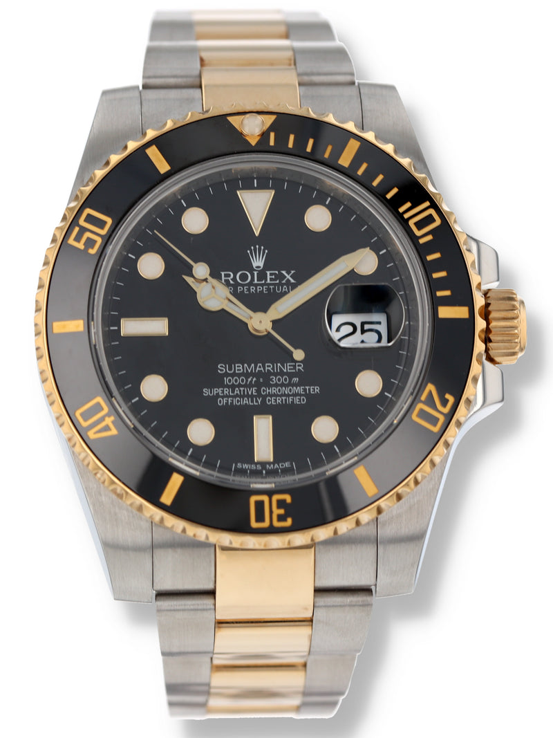 41006: Rolex Submariner 40, Ref. 116613LN, Box and 2013 Card
